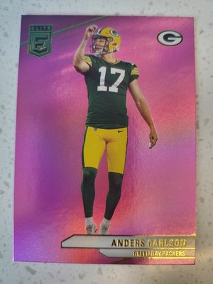 2024 Elite Anders Carlson PINK card #76 Packers 