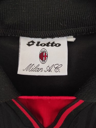 AC MILAN 1997-1998 Opel away shirt camiseta maillot trikot maglia lotto M - Picture 3 of 7
