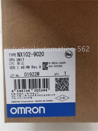 Omron NX102-9020 PLC Module NX1029020 New & Genuine Expedited Ship 1PCS - Picture 1 of 1