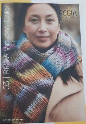 Regia 03 VIRTUOSO COLOR - 9 Strickanleitungen für Modelle im Farbverlauf  # 7073 - Bild 1 von 4