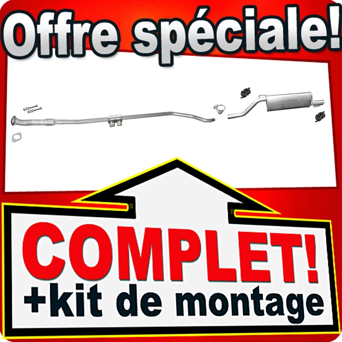 CAREXHAUST_EU Echappement pour ALFA ROMEO MITO 1.4 78 PS dés 03.2011 Silencieux