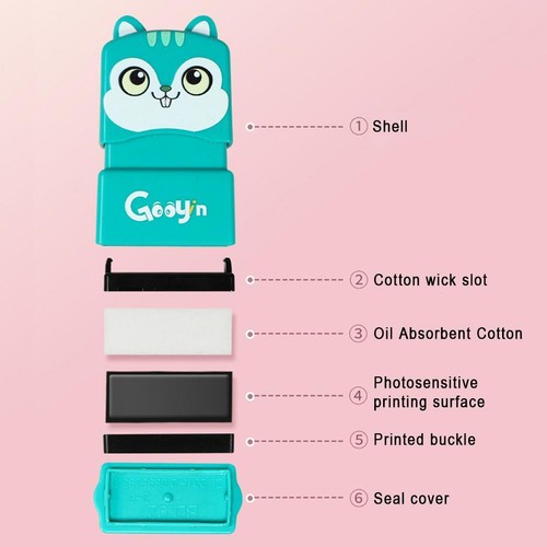 Custom Personalised Name Stamp for Child, Self Inking Clothes Labelling ha52 - Picture 6 of 23