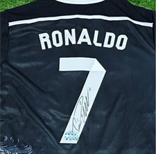 cristiano ronaldo signed jersey Real Madrid