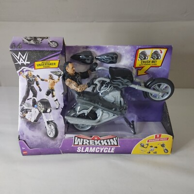 WWE アンダーテイカー＆バイク WWE Wrekkin Slamcycle Vehicle with Action Figure, Wrestling