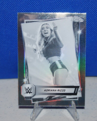 Adriana Rizzo 2025 Topps Chrome WWE #6 Sepia Refractor