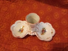 ceramica sale e pepe da tavola vintage decorato