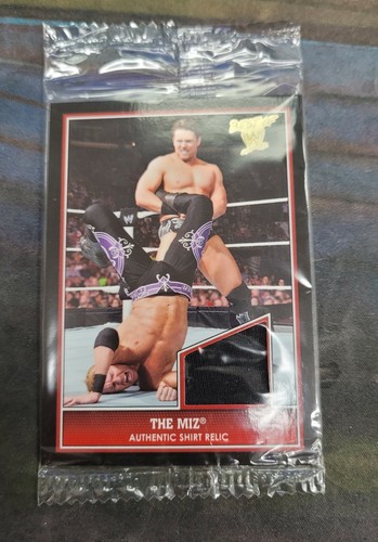 The Miz card from 2013 Topps WWE Shirt Relics