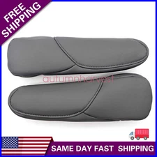 Leather Front Seat Armrest Replacement Cover for Honda CR-V CRV 2008 Grey
