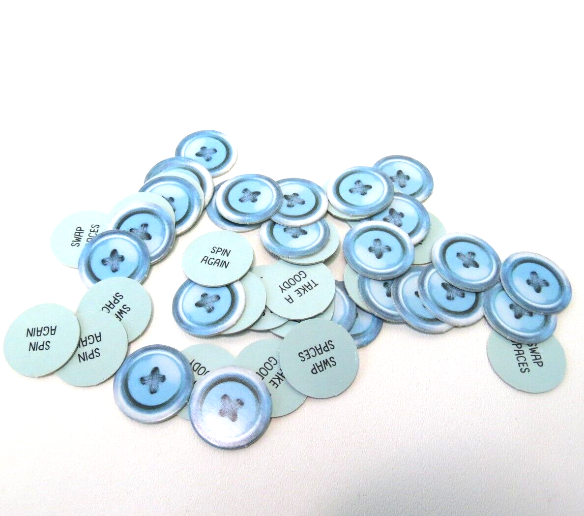 Sniffer Academy Dog Detective Game Replacement Set 45 Cardboard Button