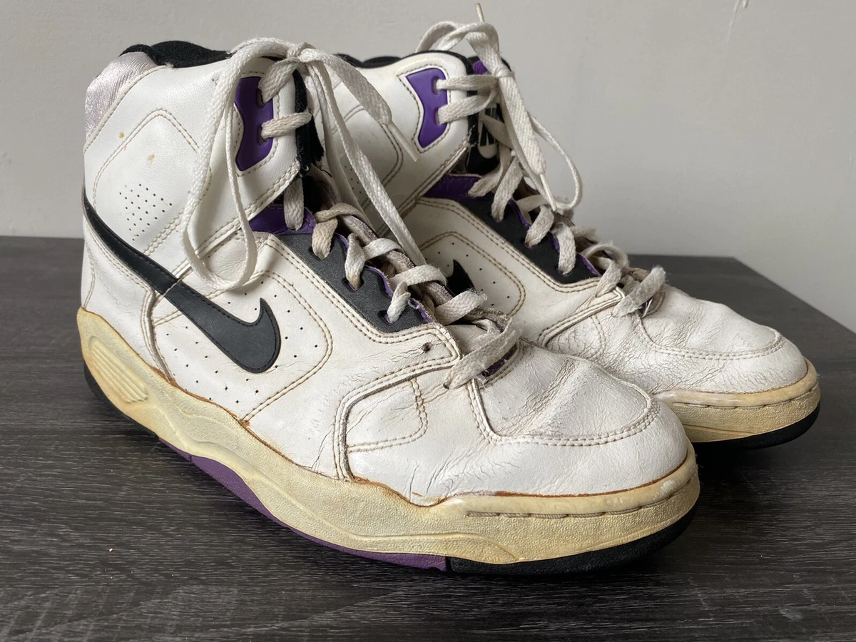VTG 80s 90s 1991 Nike Hi Top Sneakers Shoes Rare 11.5