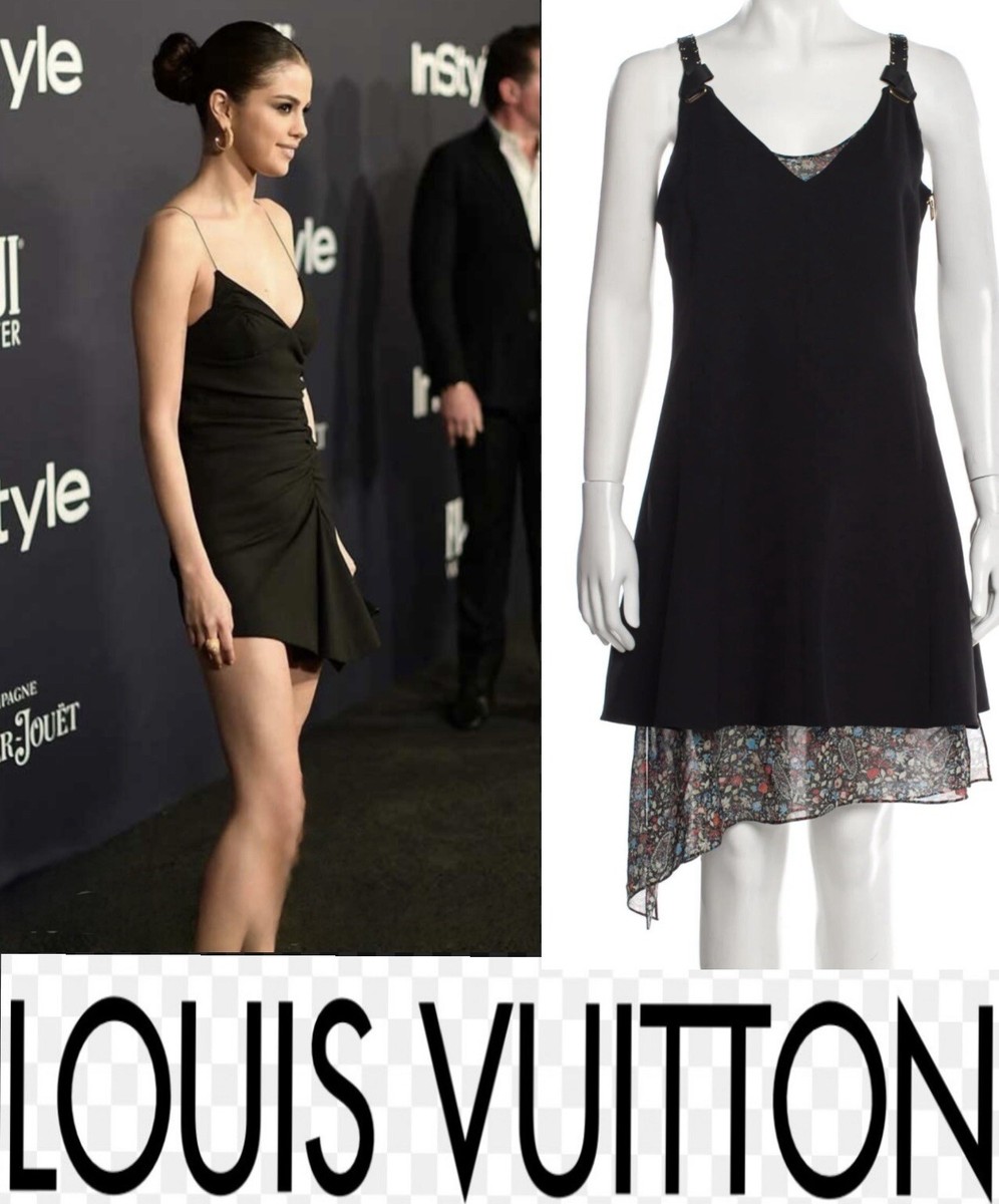LOUIS VUITTON 黒 フレアスカート 36 LOUIS VUITTON 黒 フレアスカート 36
