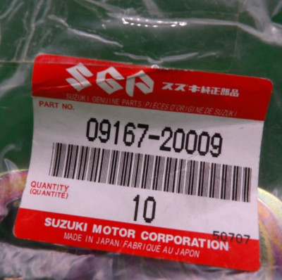 NOS Suzuki RM125/DR250- 350/GS500 90-00' CLUTCH LOCK WASHER OEM 09167-20009