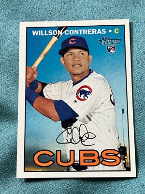 2016 Willson Contreras Topps Heritage Rookie