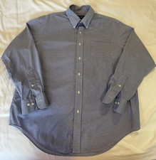 RALPH LAUREN NON IRON MEN'S Sz 16 1/2 L HIGH QUALITY COMFORTABLE DRESS SHIRT