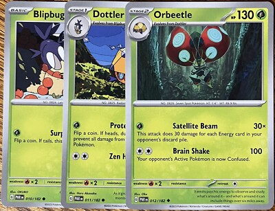 Blipbug 10/182, Dottler 11/182, Orbeetle 12/182 - Paradox Rift - Read Desc.