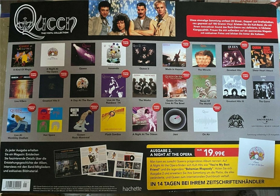 Queen - A Kind of Magic Hachette Limited Vinyl LP + exclusive Magazin Neu OVP - Image 2 of 4