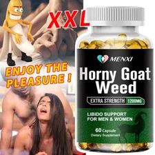 STRENGTH Horny Goat Weed Extract W/ Maca Root Powder, Saw Palmetto, L-Arginine