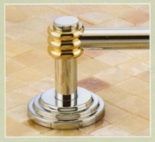 Gatco COSMOPOLITAN 18" Towel Bar Chrome/Brass Modern 5652