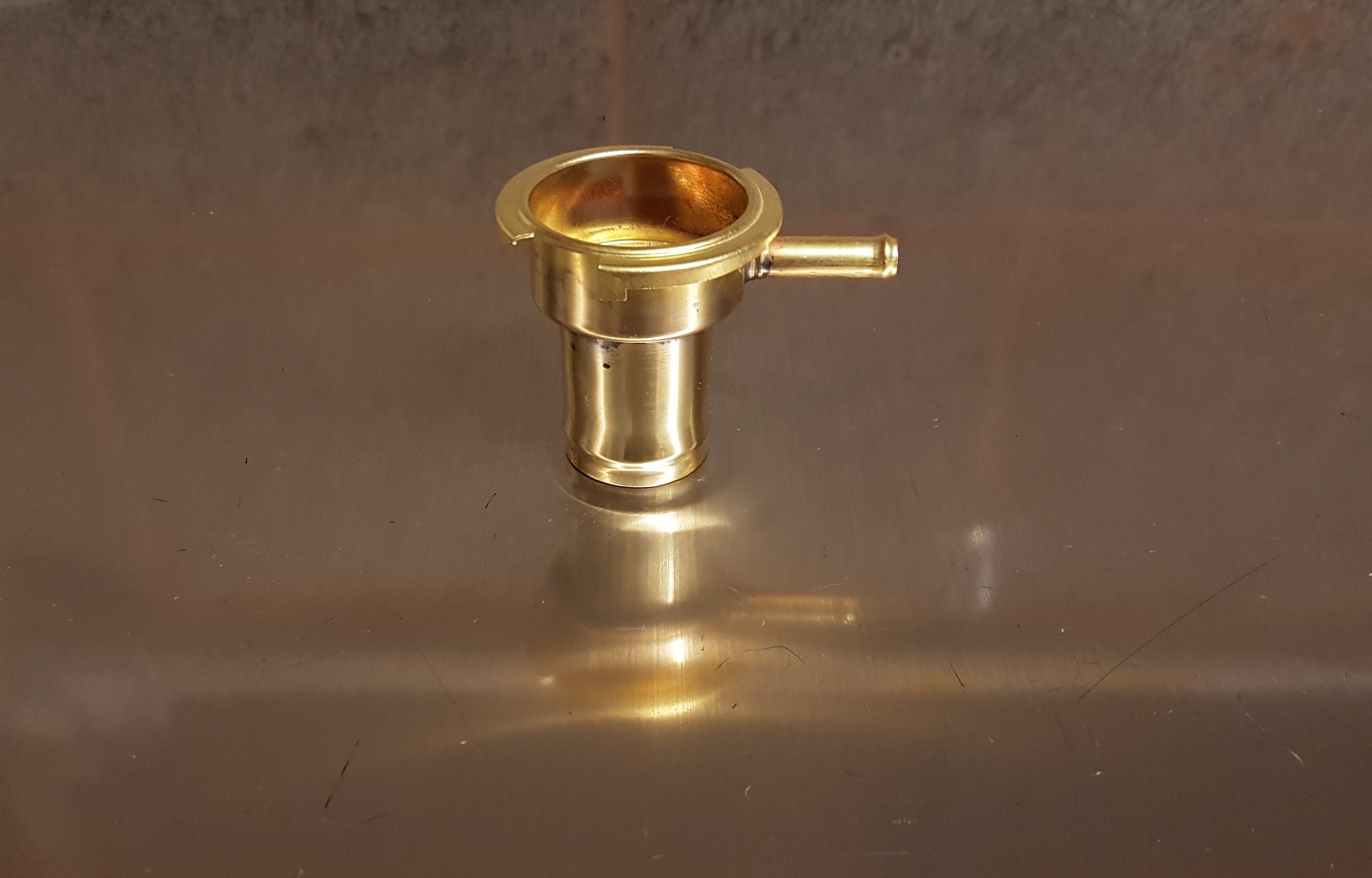 Extended Brass Radiator Filler Neck Standard 56 mm OD eBay