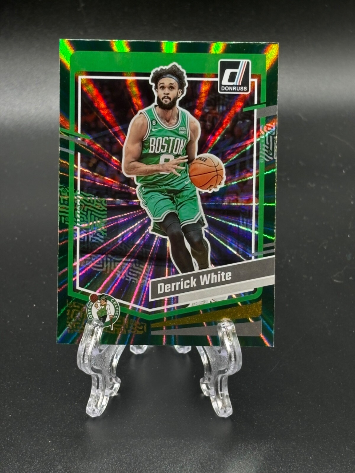 2023-24 Panini Donruss - #3 Derrick White Green Lazer