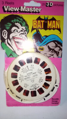 Batman The Jokers Wild, Tyco, 3-D View Master Bildscheiben, 25 cm Karte, wie neu