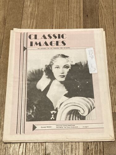 September 1988 Classic Images Magazine #159 Fay Wray Cover *RARE* - Afbeelding 1 van 6