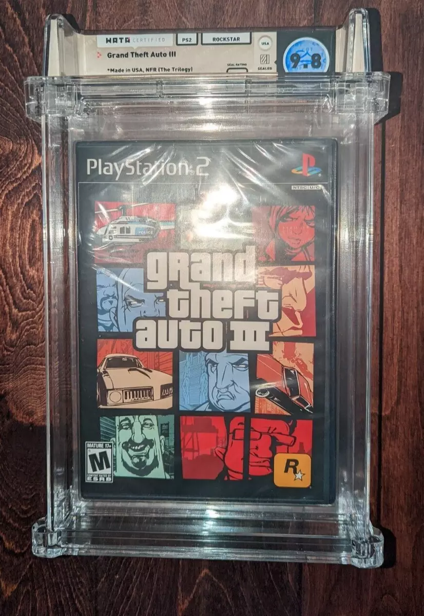 Grand Theft Auto III, Sealed, New PS2 GTA Playstation 2