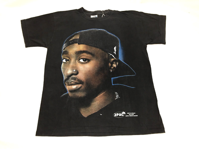 2Pac Tupac Shakur Portrait Heaven 90s Graphic Rap Hip Hop T-shirt