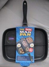 InGenious Lazy Man Frying Pan Multiple Hob 5 In 1 Breakfast Cooking Skillet NEW