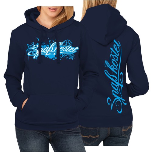 Suéter con capucha para mujer niña marca diversión cuesta SKYBLUE etiqueta cargirl - Imagen 5 de 7