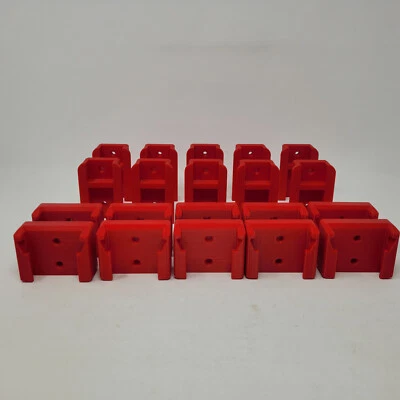 Fits Milwaukee M18 Tool and Battery Holder Mount Red 10 of Each Organizer