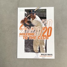 2023 Topps Welcome to the Club Willie Mays WC-23 Nr.-Mt.-Mt. Ungraded Pre-owned