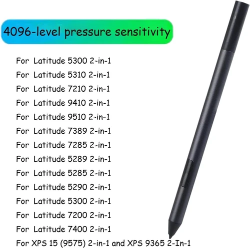 PN557W Compatible Stylus – Active Touchscreen Pen w/ Palm Rejection for Dell