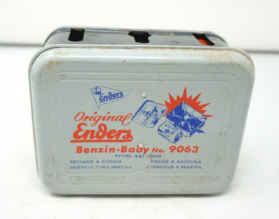 Vintage Enders Benzin-Baby No. 9063 Gasoline Petrol Gas Camping Cooker Stove