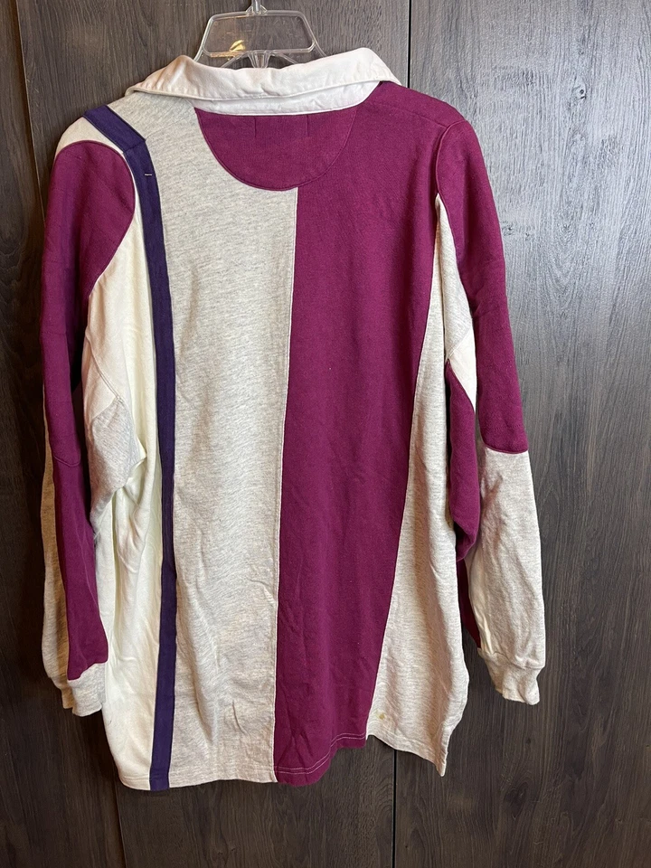 Vintage 90s Emerald club Sweatshirt pullover crew neck Red Adult X-Large - Image 4 of 4