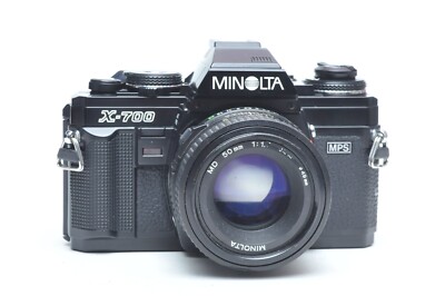 Minolta X-700 35mm SLR Film Camera W/50mm f1.7 Manual Focus Lens