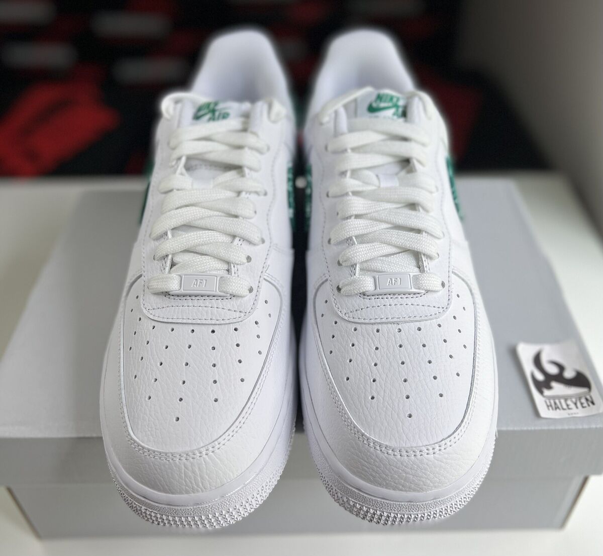 NEW Nike Air Force 1 Low 07 Green Paisley White | Women's NEW Nike Air Force 1 Low 07 Green Paisley White | Women's