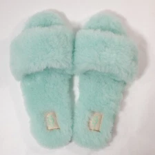 UGG Fluff Slide II Women's Slide Slippers Mint 1129670 Size 8