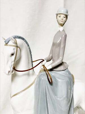 Lladro Porcelain Figurine Woman on Horse Figurine #1004516 | eBay