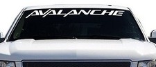 1 Avalanche Front Windshield Banner Decal Fits Chevy Avalanche 2 X 24 1 Avalanche Front Windshield Banner Decal Fits Chevy Avalanche 2 X 24