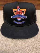 Vintage Four Wheel Fever Snapback Trucker Hat Mesh Made In The USA ATV Off Road