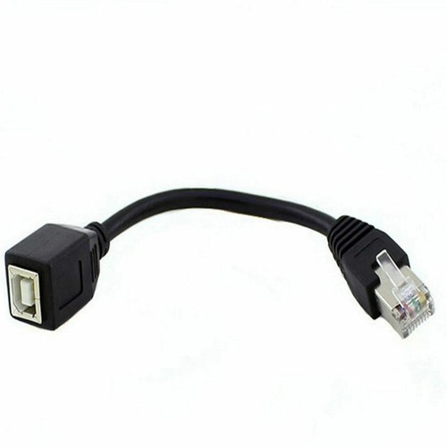 USB print port extension cable, network cable RJ45 to USB BF printer connection - 第 2/2 張圖片
