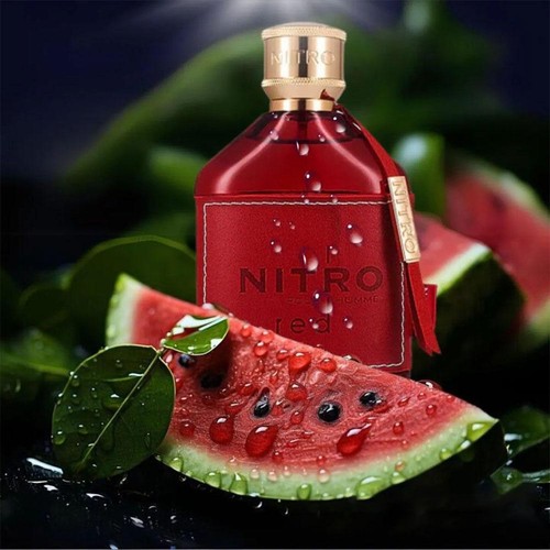 Nitro Red Pour Homme de Dumont Paris 3,4 OZ eau de parfum colonia para hombres - Nuevo en caja - Imagen 2 de 5