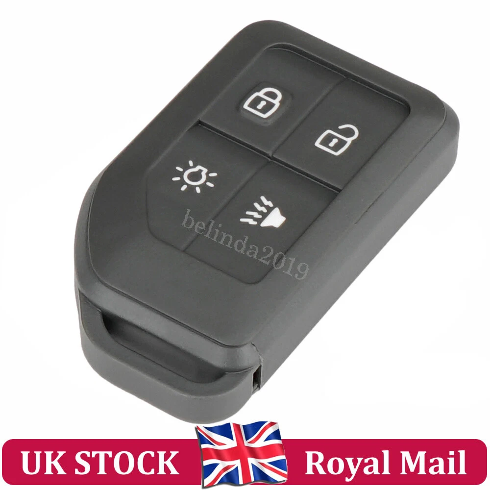 4 Button Remote Entry Key Fob Case Shell Cover for Volvo Truck