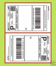 100 WH Self Adhesive Mailing Shipping Label Sticker for Ebay USPS Click N Ship