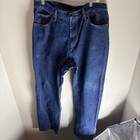 Wrangler Men's Blue Medium Wash Denim Jeans Regular Fit Straight Leg 5-Pocket — photo 5
