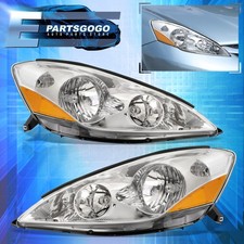 For 06-10 Toyota Sienna Chrome Amber Replacement Headlight Lamps Leftright Pair For 06-10 Toyota Sienna Chrome Amber Replacement Headlight Lamps Leftright Pair