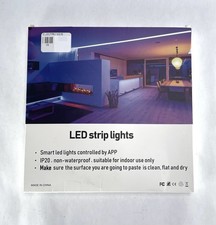 50ft LED Strip Lights App And Remote Colorful Lights Strip Indoor Room Tested
