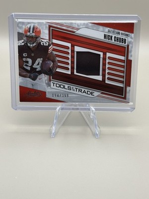 Nick Chubb 2023 Absolute Tools of the Trade MEM TTR-NC /399 Cleveland Browns