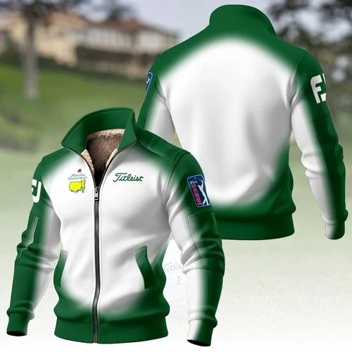Masters Tournament x TITL Thick Knit Fleece Jacket Best Seller - product listing photo